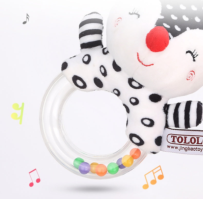 High Contrast Fox Hand Rattle