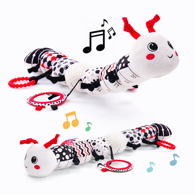 High Contrast Sensory Tummy Time Caterpillar
