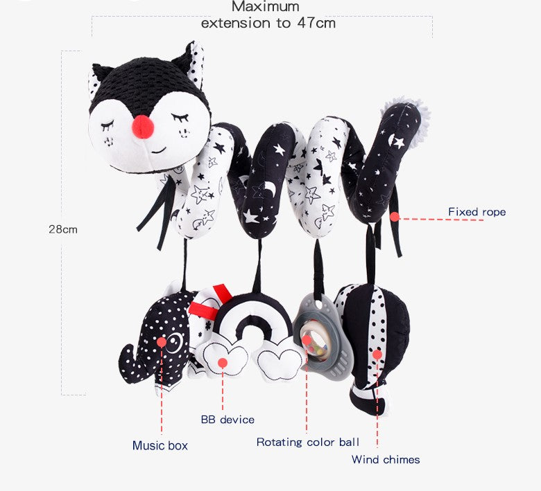 High Contrast Tangle Toy - Fox