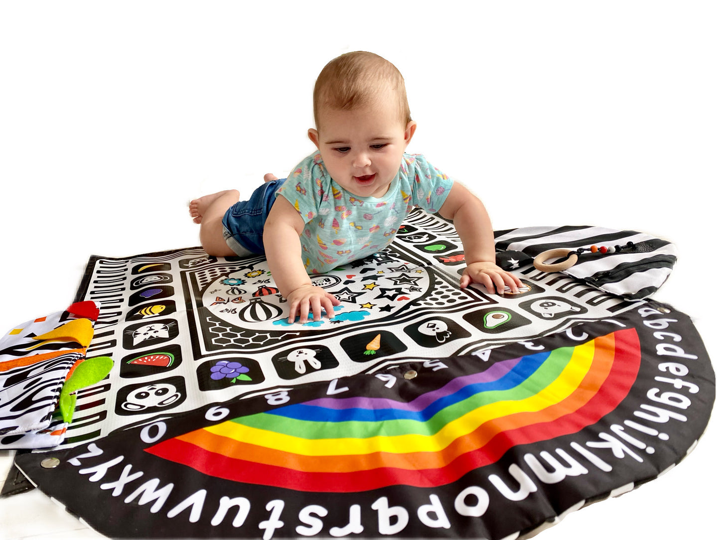 High Contrast Sensory Tummy Time Mat