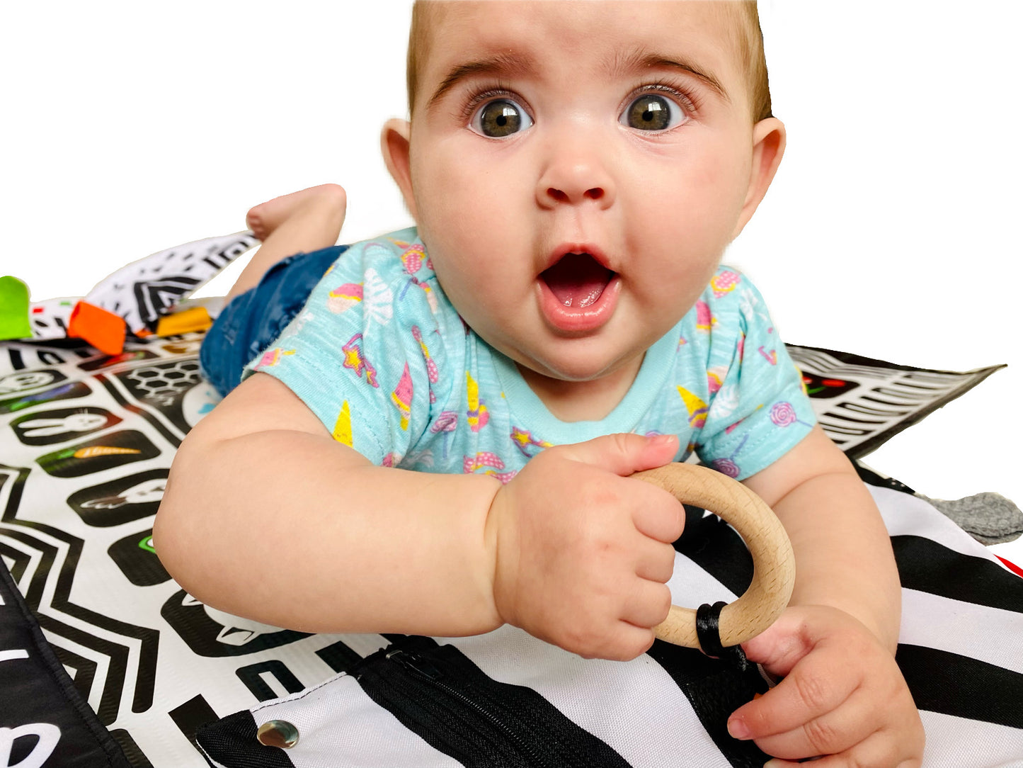 High Contrast Sensory Tummy Time Mat