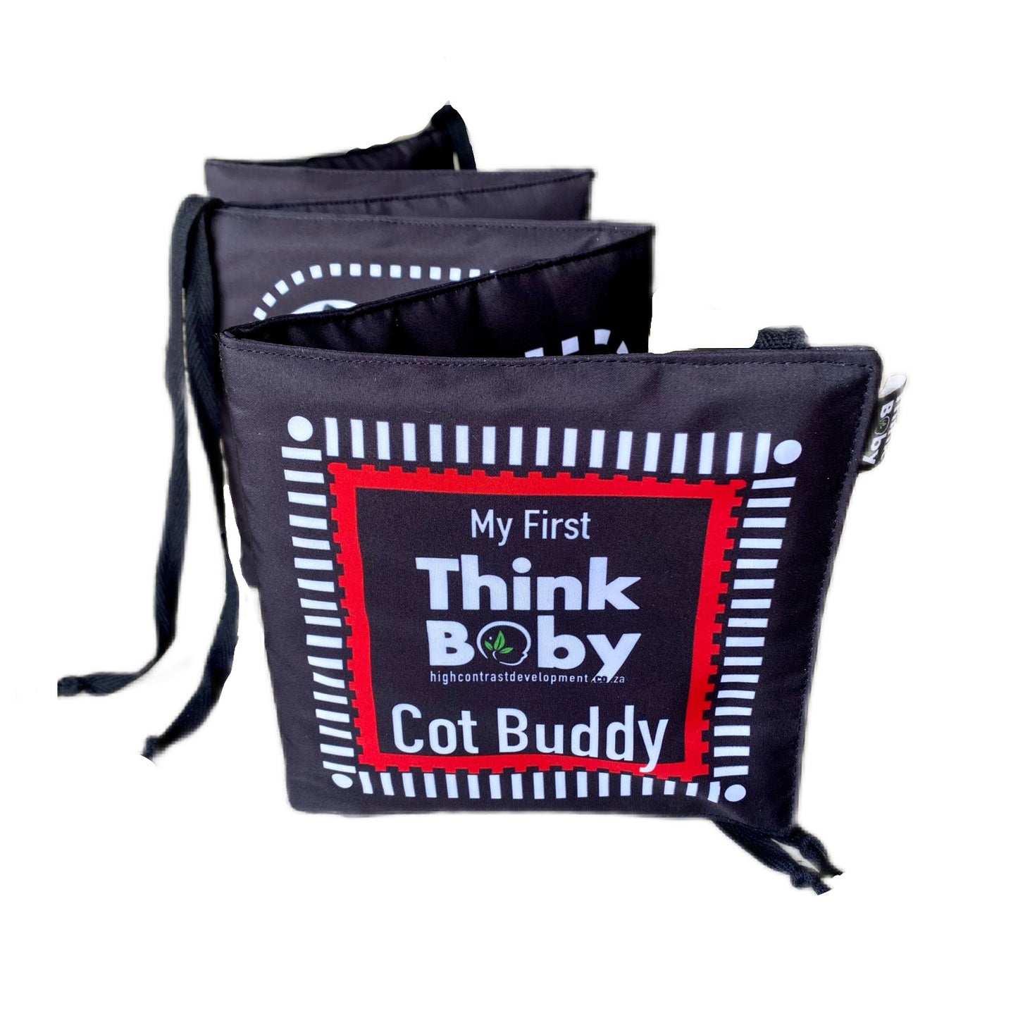 High Contrast Cot Buddy - Cot Bumper